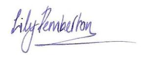 Lily Pemberton signature